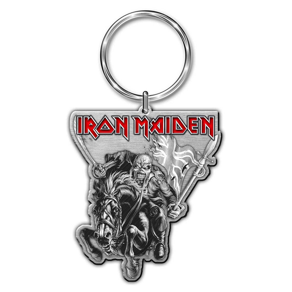 iron maiden - keychain (maiden england - enamel in-fill)