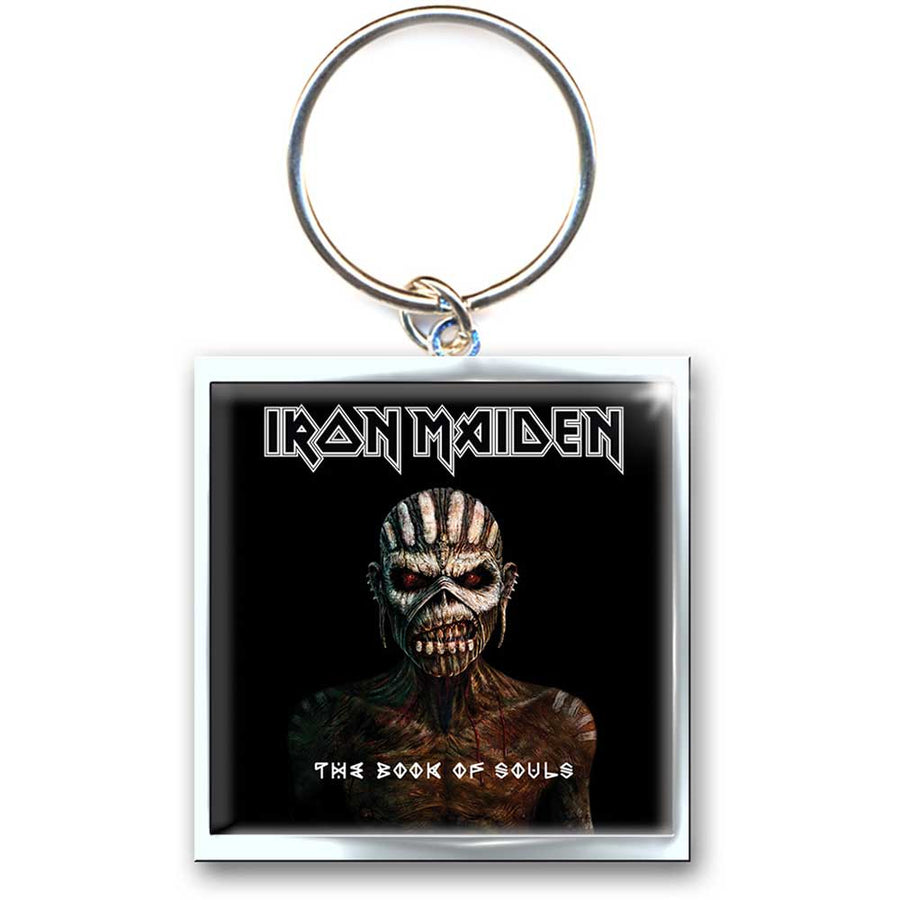 iron maiden - keychain (the book of souls - photo-print)