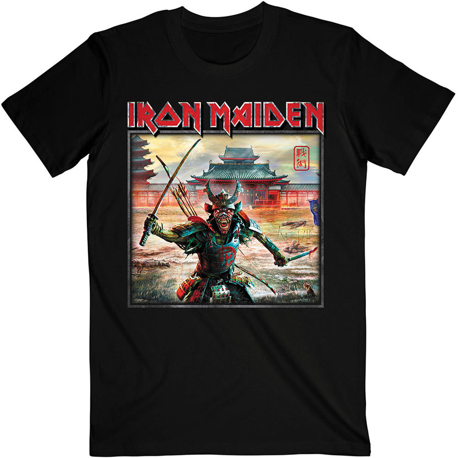 iron maiden - unisex t-shirt (senjutsu album palace keyline square)