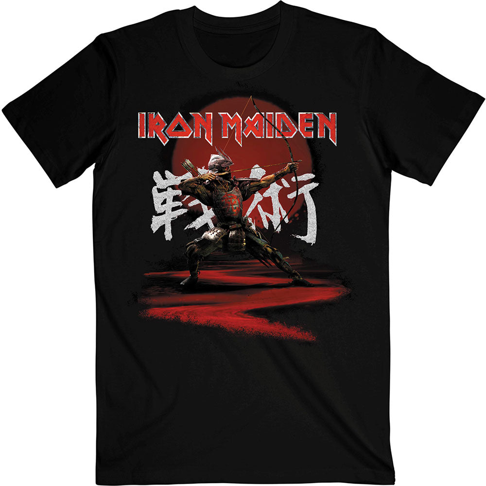 iron maiden - unisex t-shirt (senjutsu eddie archer kanji)