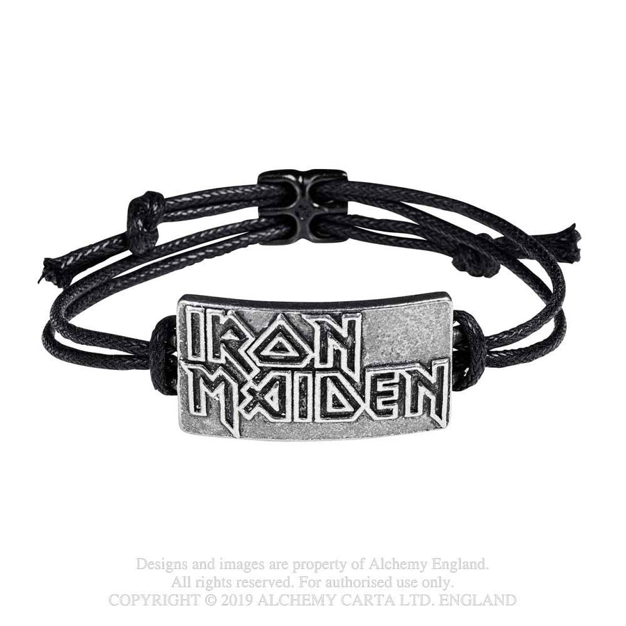 iron maiden - wrist strap (logo)