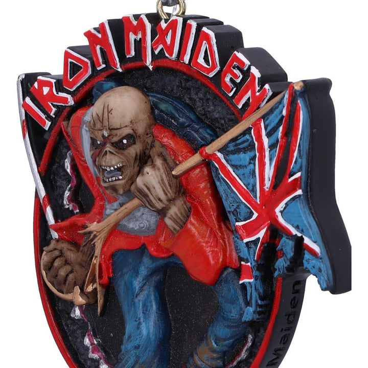iron maiden - the trooper hanging ornament