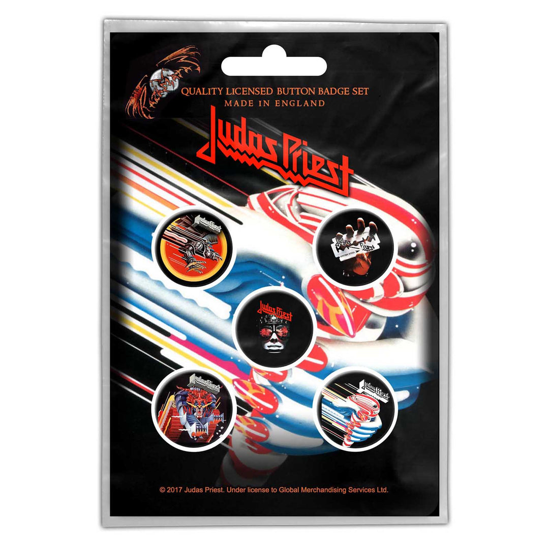 Turbo Button Badge Pack | Judas Priest