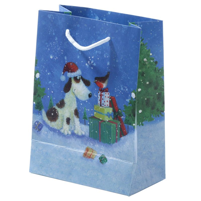 Christmas Dog Gift Bag - Medium | Jan Pashley