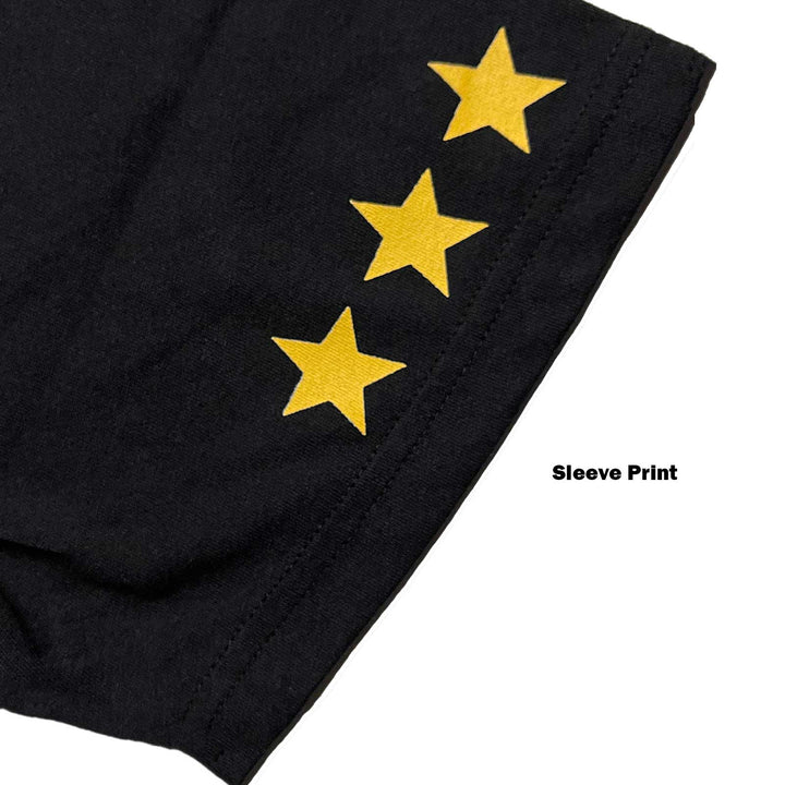 Love Gun Stars (Sleeve Print) Unisex T-Shirt | KISS