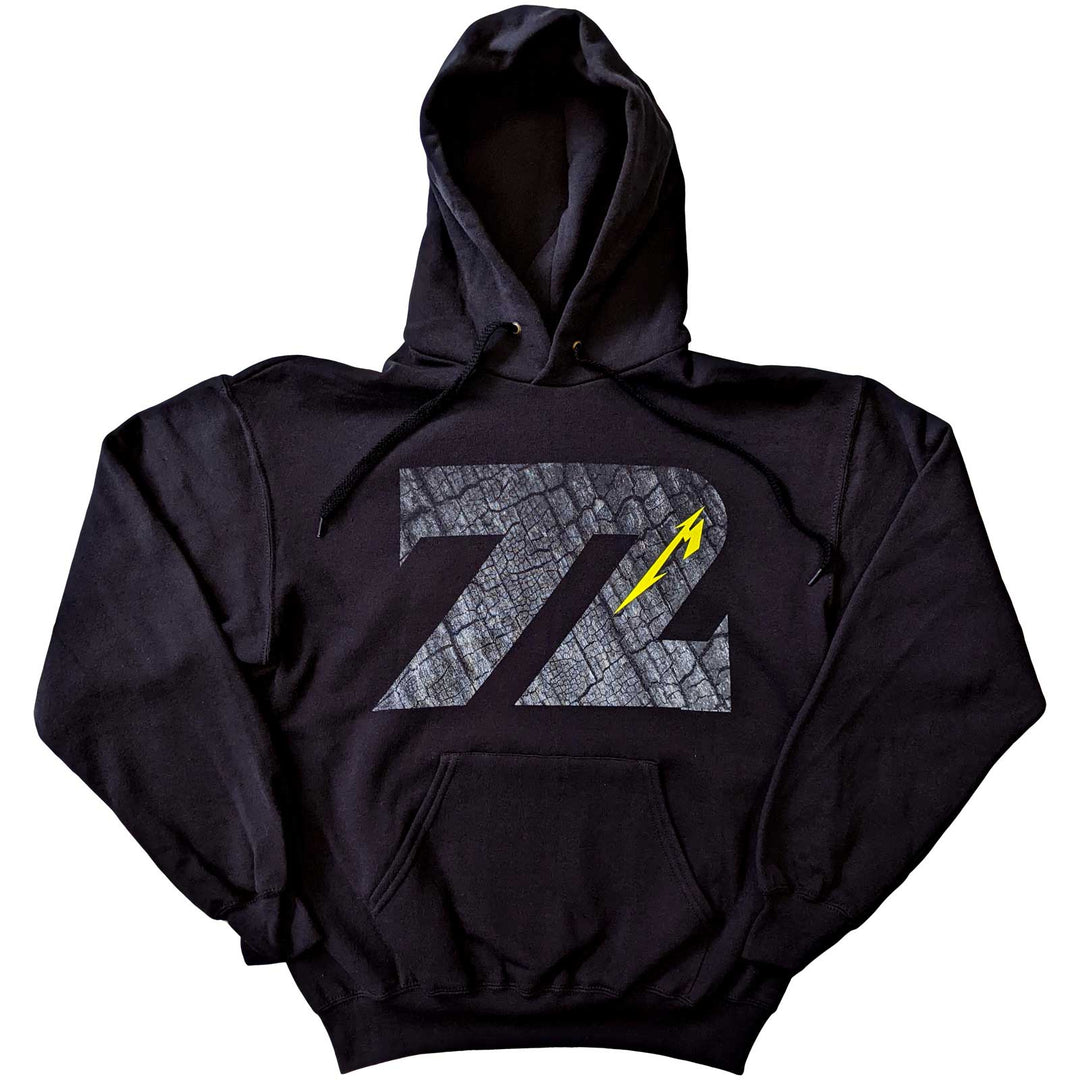 72 Seasons Charred Logo (Back Print) Unisex Pullover Hoodie | Metallica