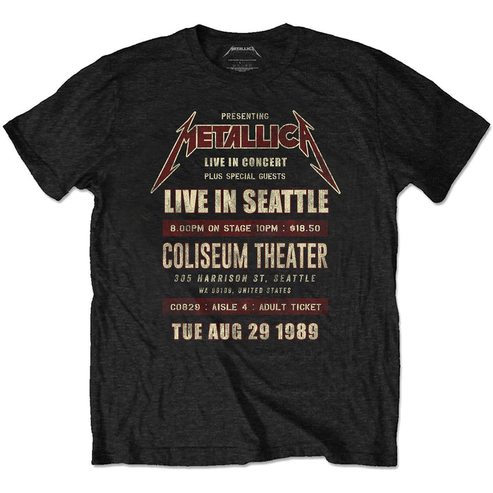Seattle '89 (Eco-Friendly) Unisex T-Shirt | Metallica