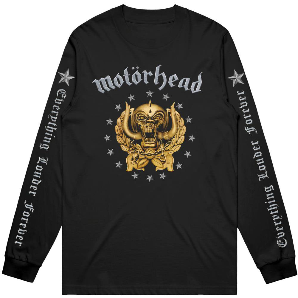 Everything Louder Forever (Sleeve Print) Unisex Long Sleeve T-Shirt | Motörhead