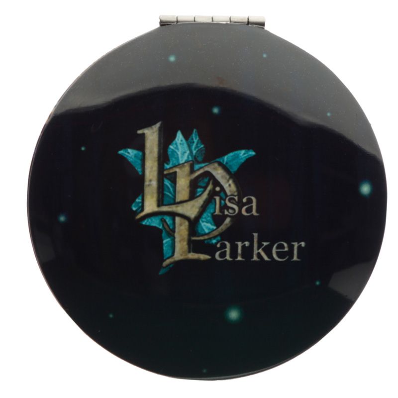 magical cat compact mirror by lisa parker