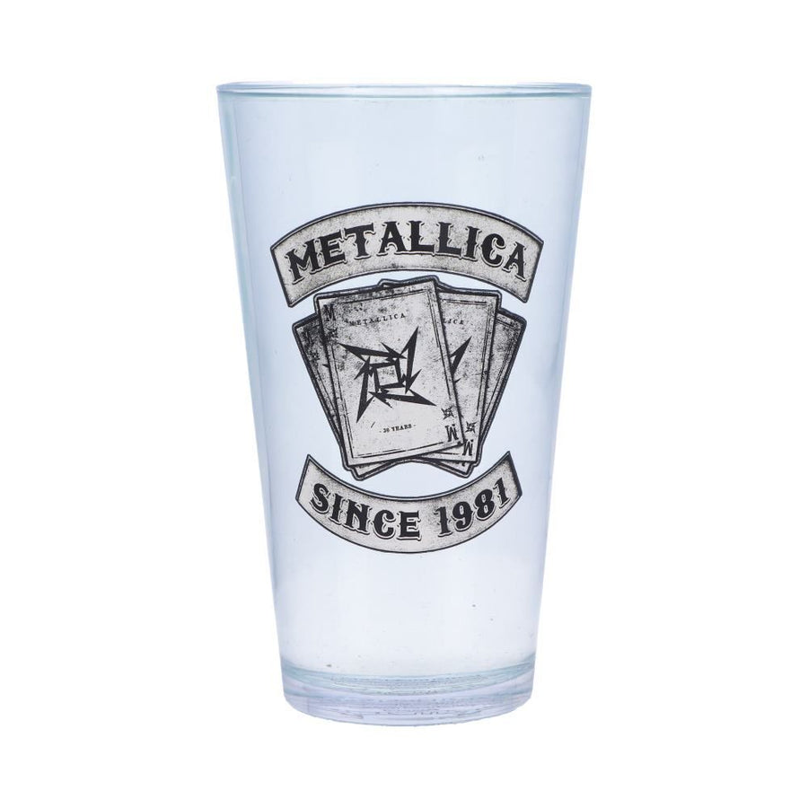 metallica - dealer glassware