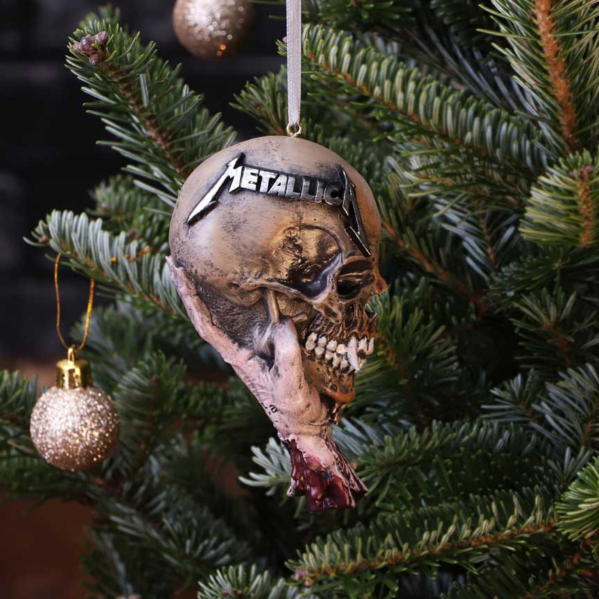 metallica sad but true hanging ornament