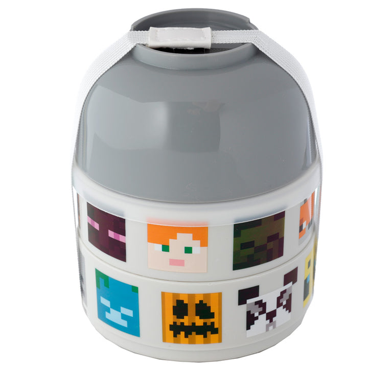 Faces Round Bento Box | Minecraft