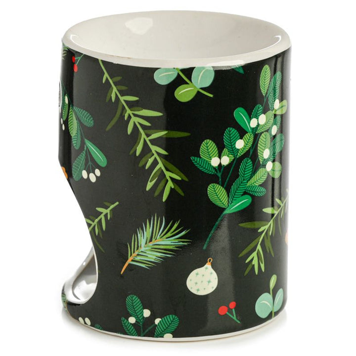 Mistletoe & Pine Ceramic Oil Burner