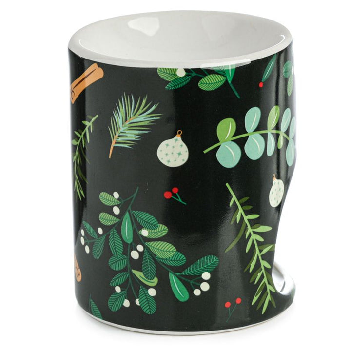 Mistletoe & Pine Ceramic Oil Burner