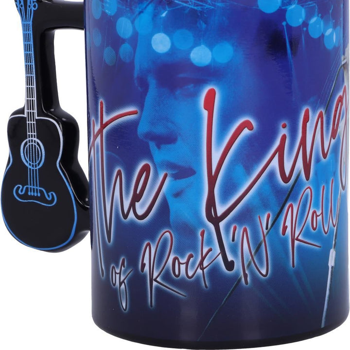 elvis - the king of rock and roll mug