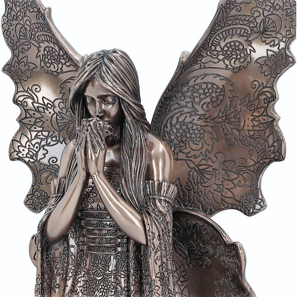 only love remains - bronze by anne stokes