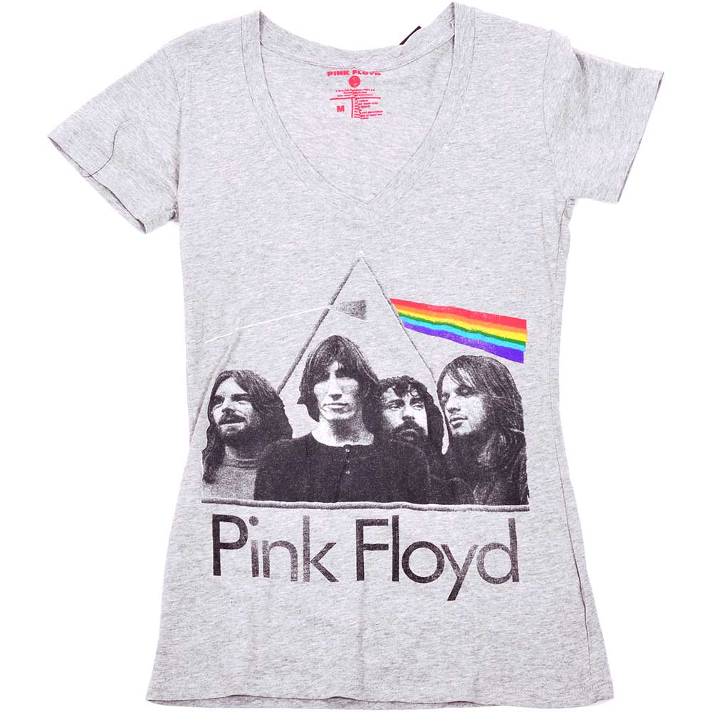 Dark Side of the Moon Band Ladies T-Shirt | Pink Floyd