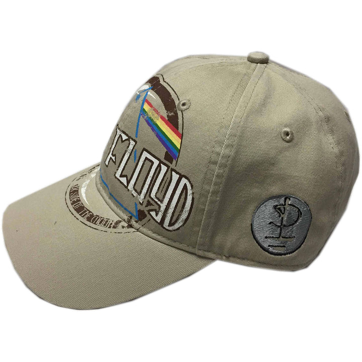 Dark Side of the Moon Album Distressed (Sand) Unisex Baseball Cap | Pink Floyd