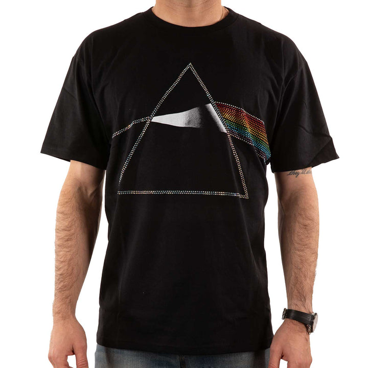 Dark Side of the Moon Unisex Embellished T-Shirt | Pink Floyd