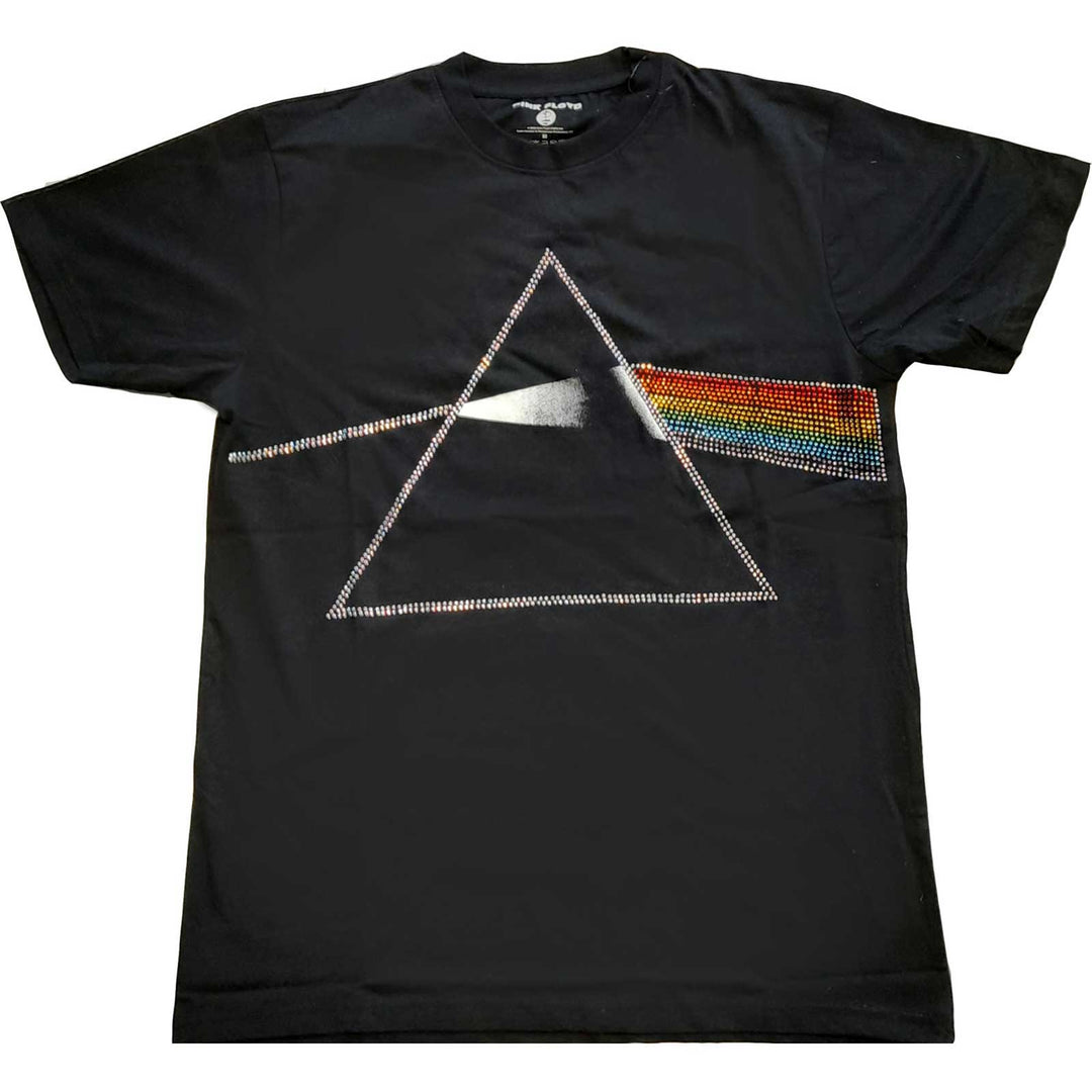 Dark Side of the Moon Unisex Embellished T-Shirt | Pink Floyd