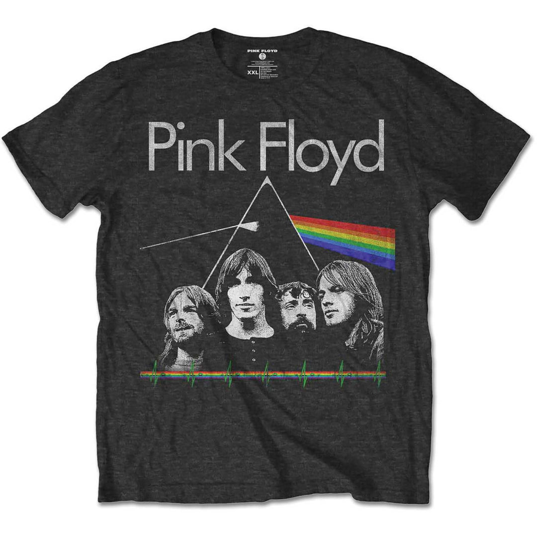 Dark Side of the Moon Band & Pulse Unisex T-Shirt | Pink Floyd