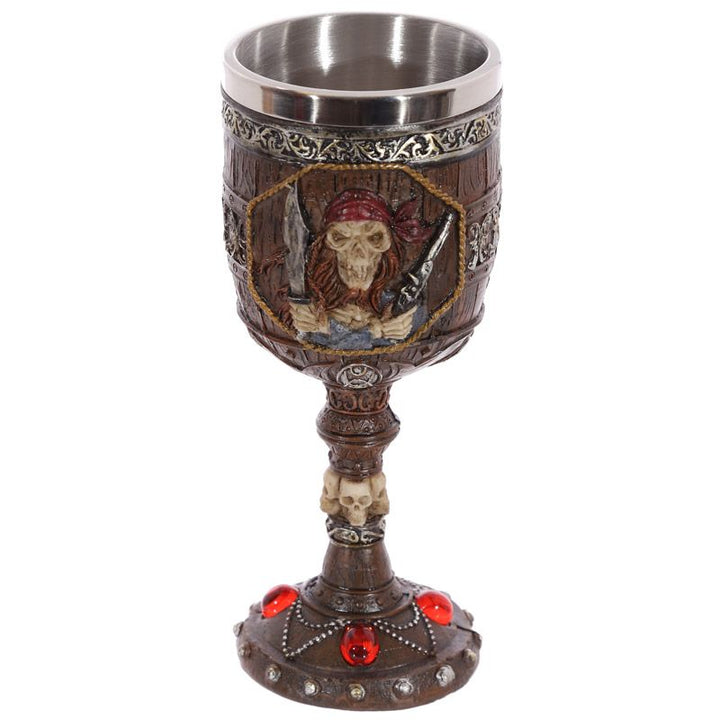 pirate design decorative goblet