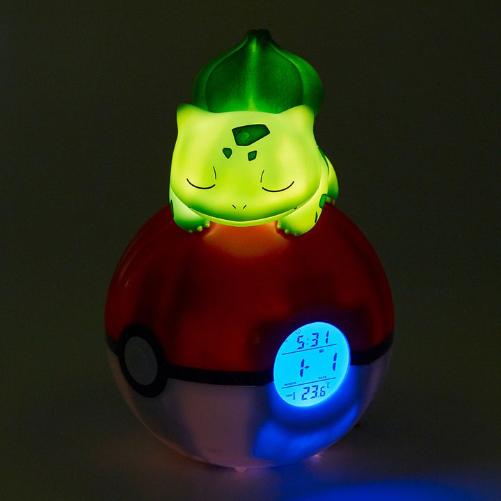 Bulbasaur Light-Up FM Alarm Clock | Pokémon