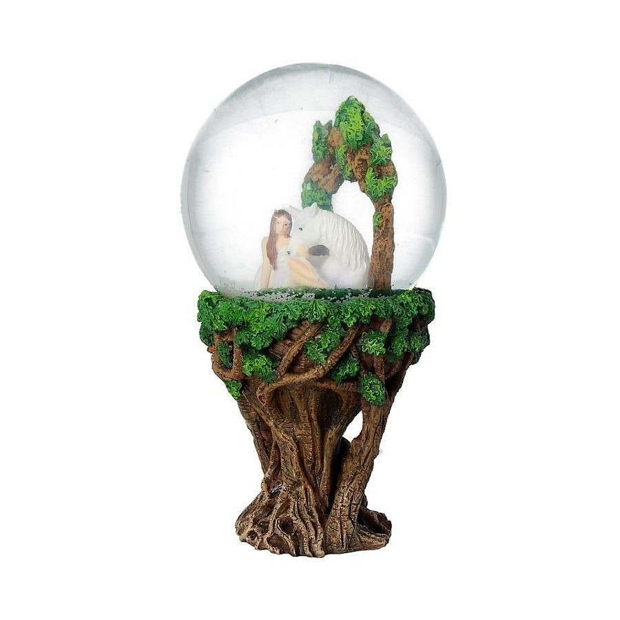 pure heart snowglobe by anne stokes