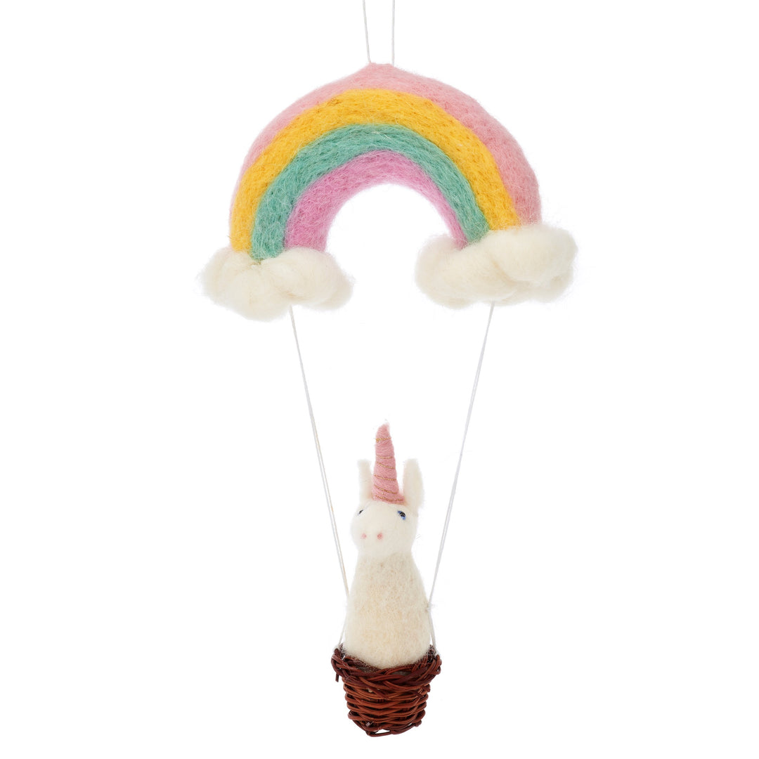 Felt Hanging Decoration | Rainbow Unicorn