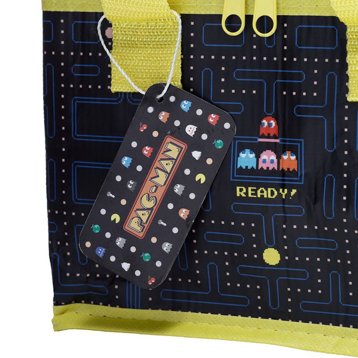 pac-man - ready recycled plastic bottle rpet reusable cool bag lunch bag