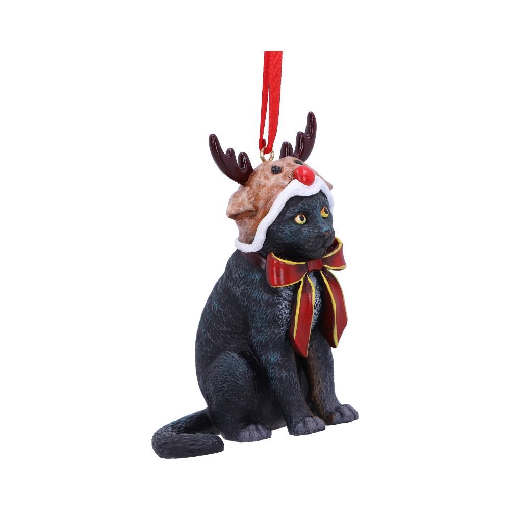 Reindeer Cat Hanging Ornament | Lisa Parker