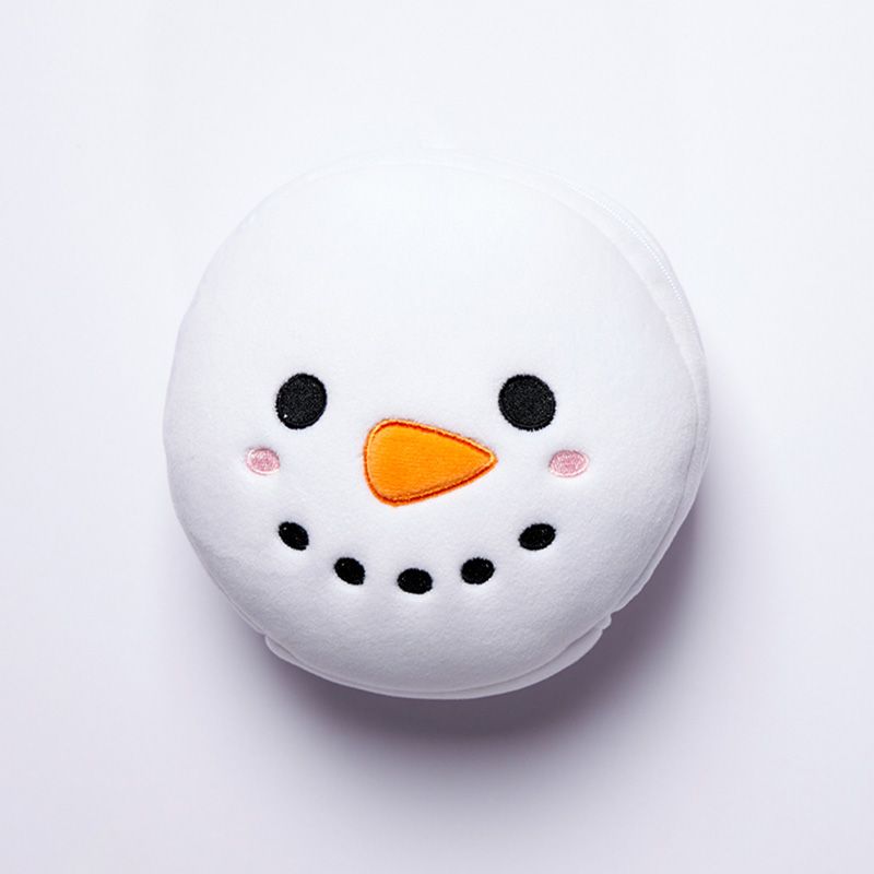 Snowman Plush Travel Pillow & Eye Mask | Relaxeazzz