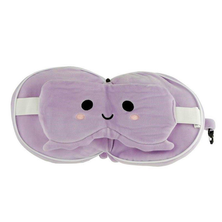 Relaxeazzz - Octopus Travel Pillow & Eye Mask