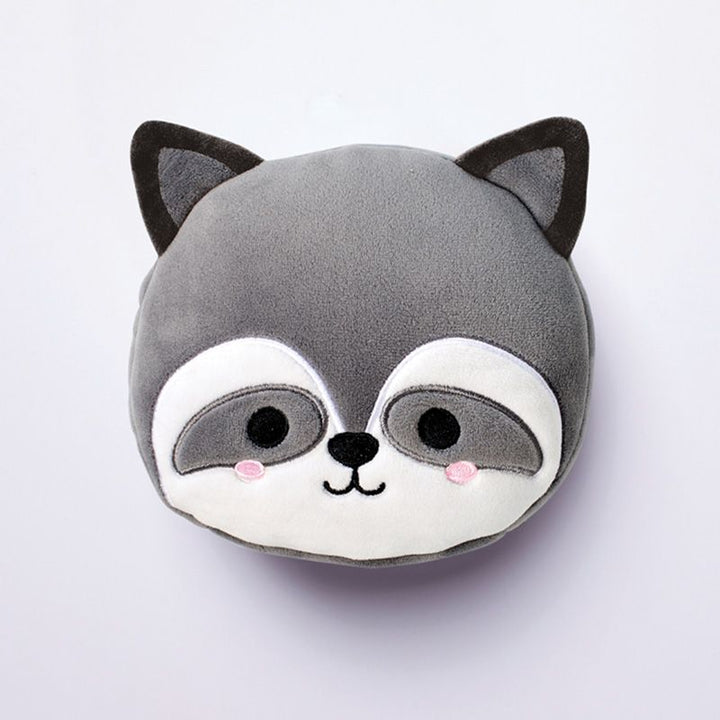 Raccoon Travel Pillow & Eye Mask | Relaxeazzz