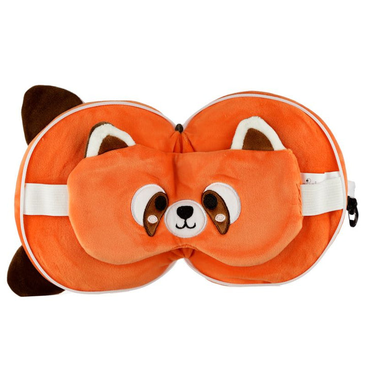 Red Panda Travel Pillow & Eye Mask | Relaxeazzz