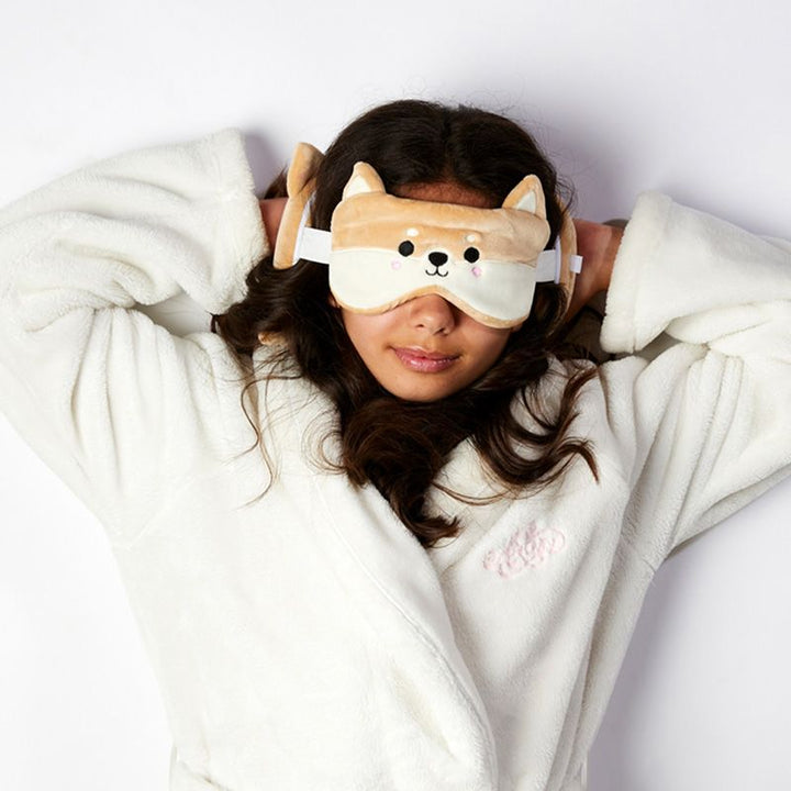 Shiba Inu Travel Pillow & Eye Mask | Relaxeazzz