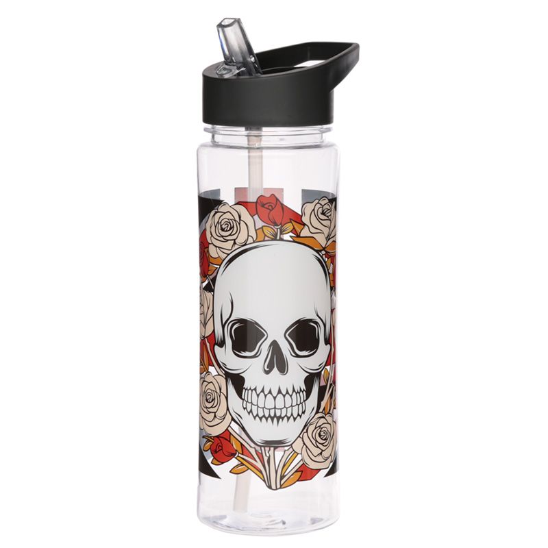 Skulls and Roses Union Jack Water Bottle