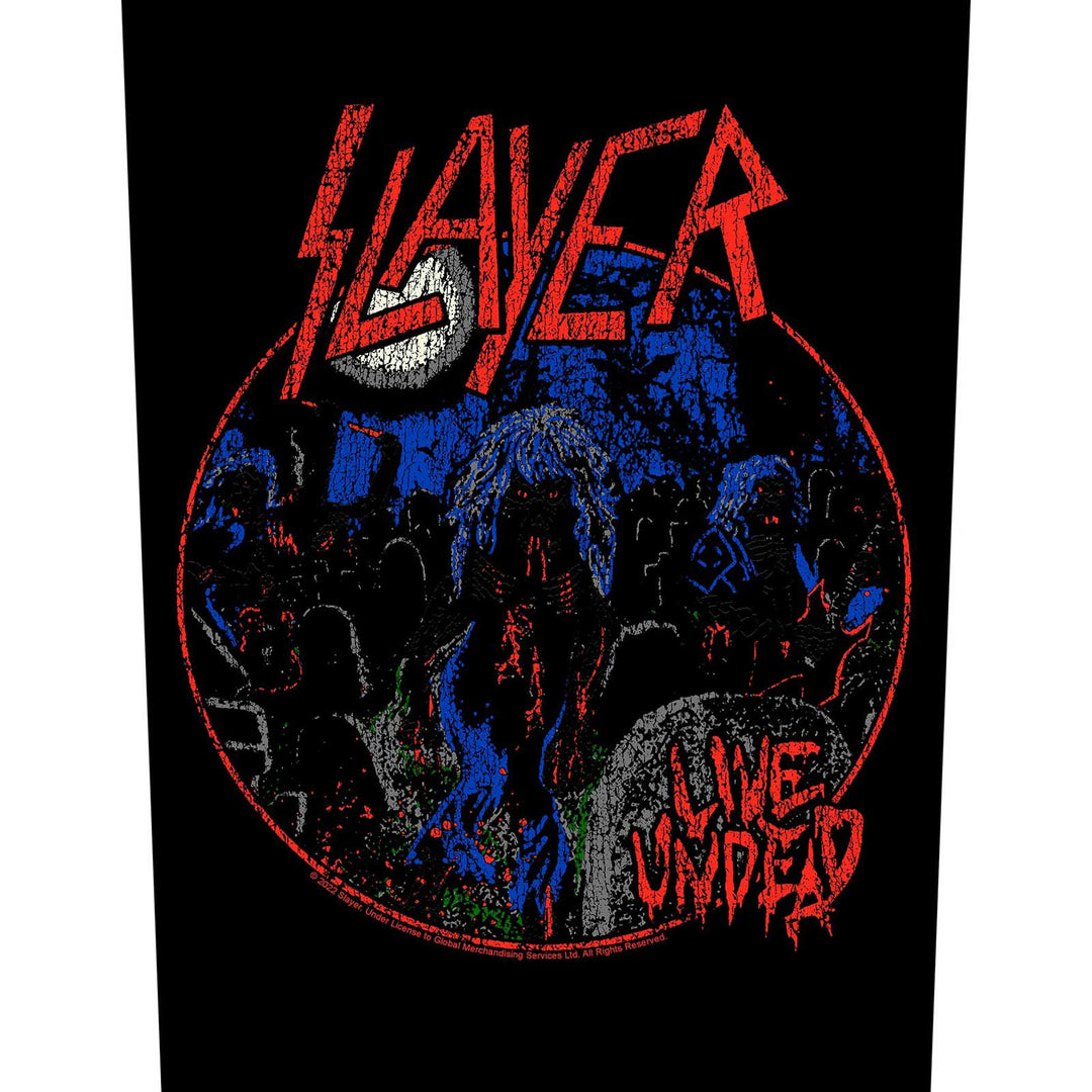 Live Undead Back Patch | Slayer