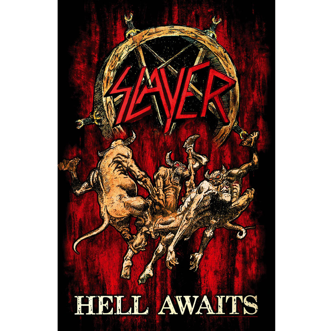 Hell Awaits Textile Poster | Slayer