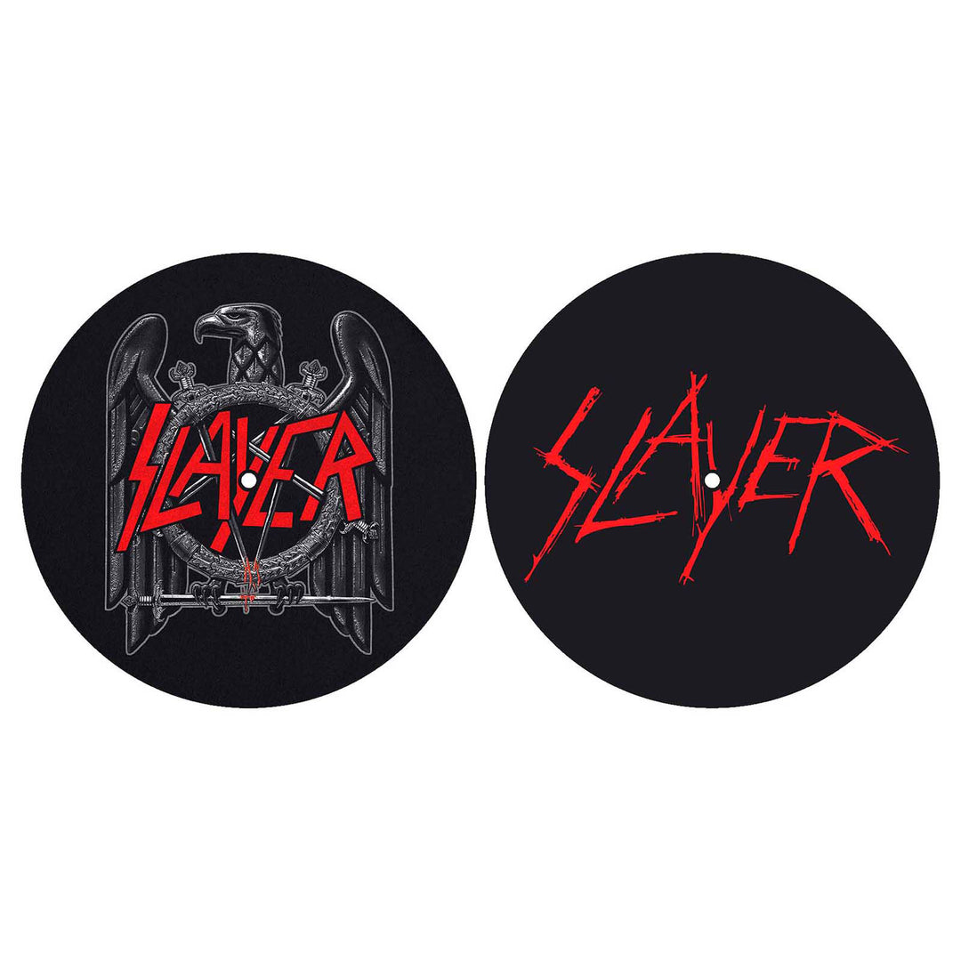 Eagle/Scratched Logo Turntable Slipmat Set | Slayer