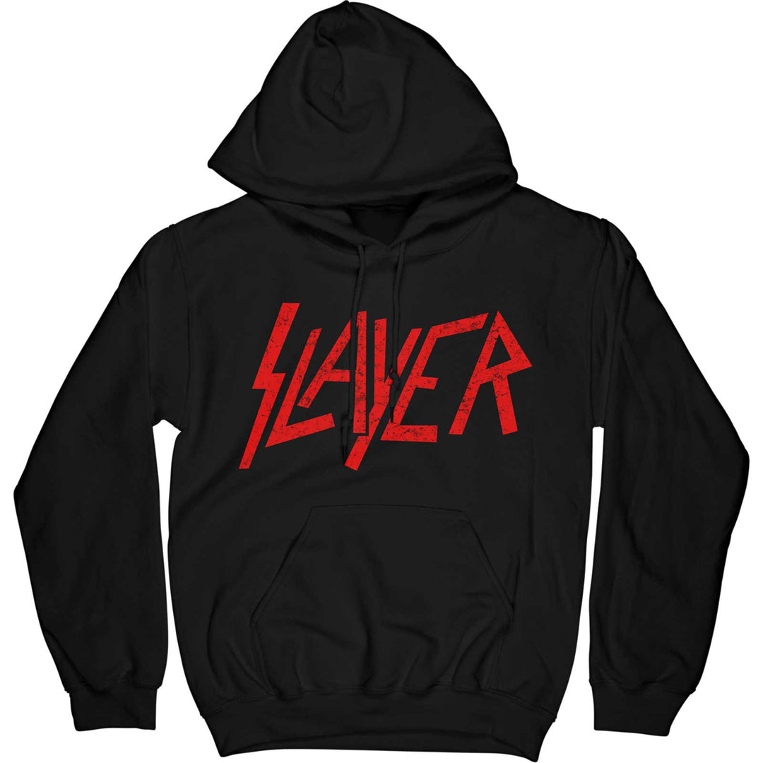 Distressed Logo Unisex Pullover Hoodie | Slayer