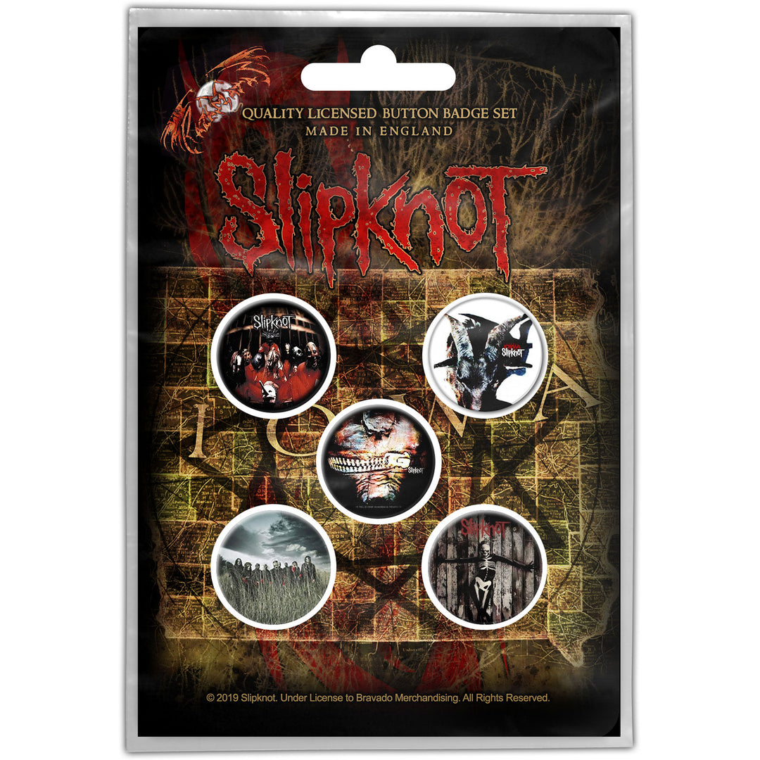 Albums Button Badge Pack | Slipknot