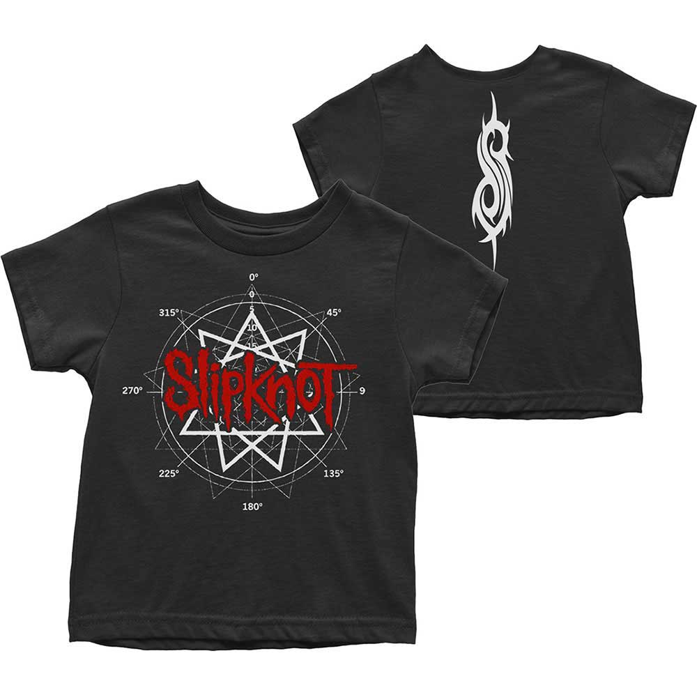 Star Logo (Back Print) Kids Toddler T-Shirt | Slipknot