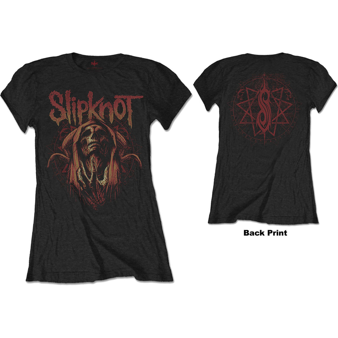 Evil Witch (Back Print) Ladies T-Shirt | Slipknot