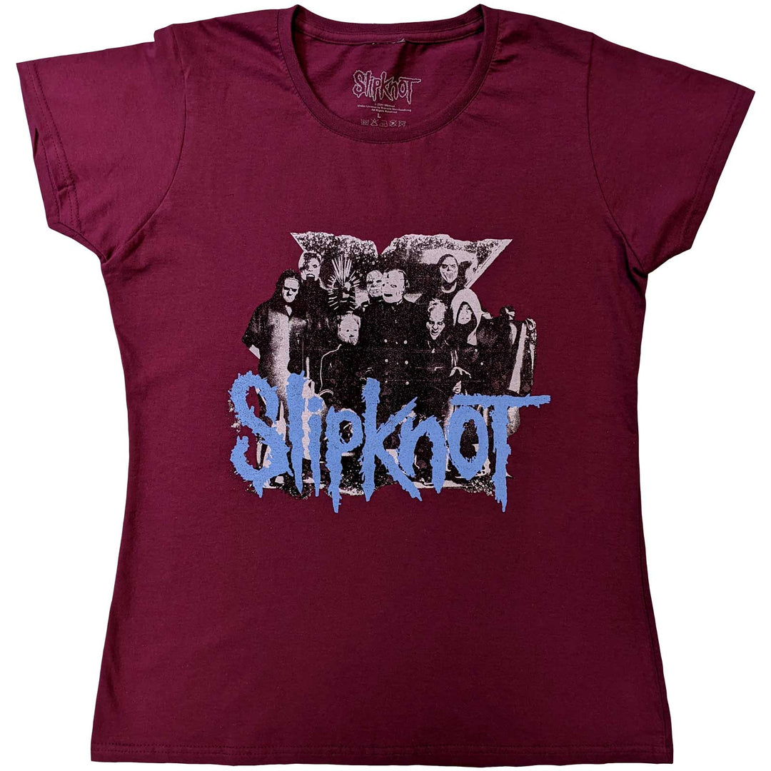Goat Logo Demon (Back Print) Ladies T-Shirt | Slipknot