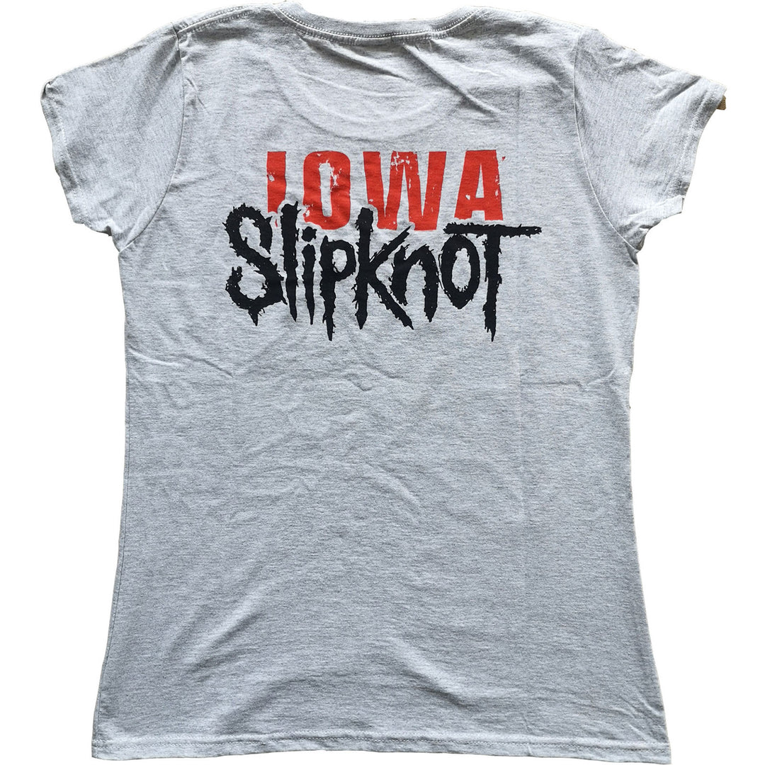 Iowa Goat Shadow (Back Print) Ladies T-Shirt | Slipknot