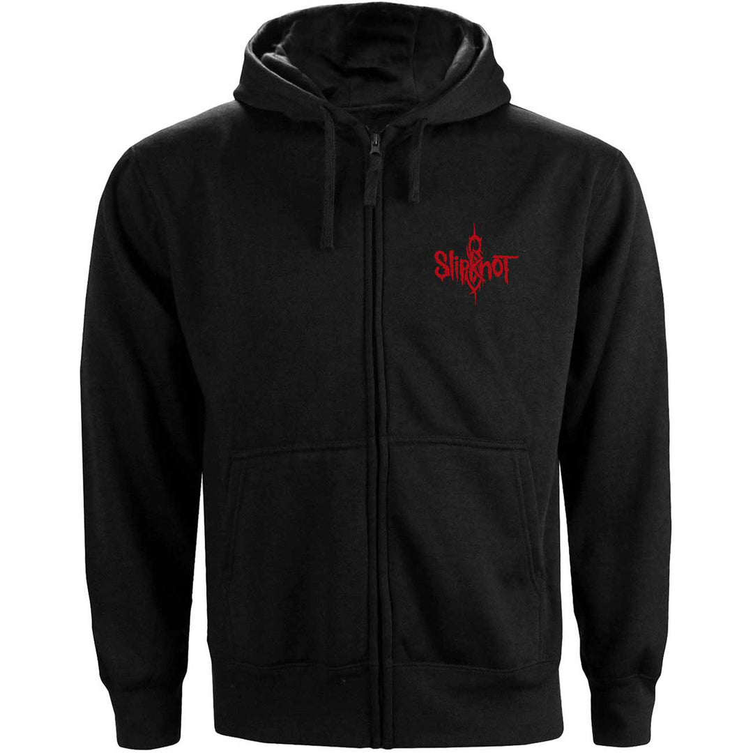 9 Point Star (Back Print) Ladies Zipped Hoodie | Slipknot