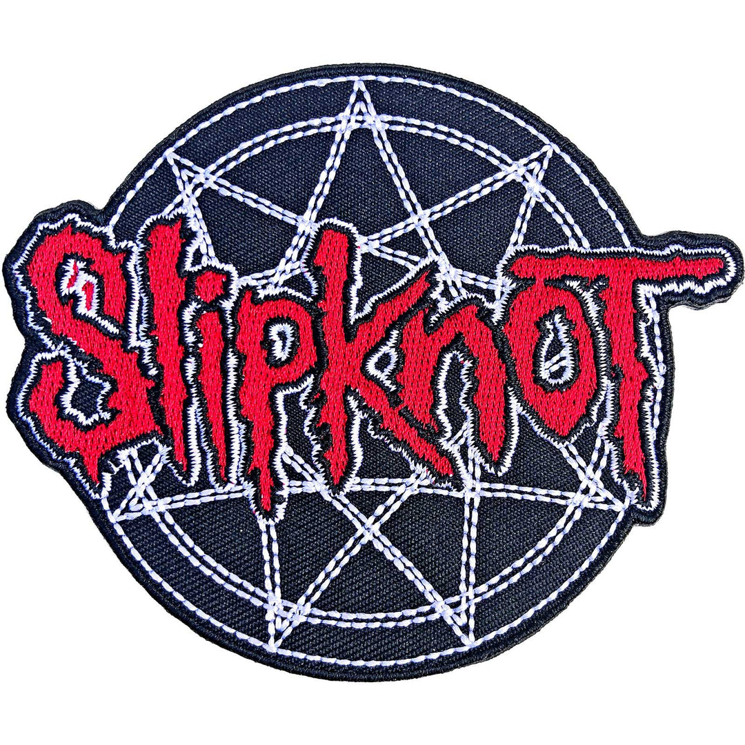 Red Logo Over Nonogram Standard Patch | Slipknot