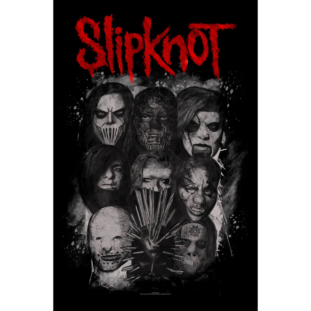 Masks Textile Poster | Slipknot