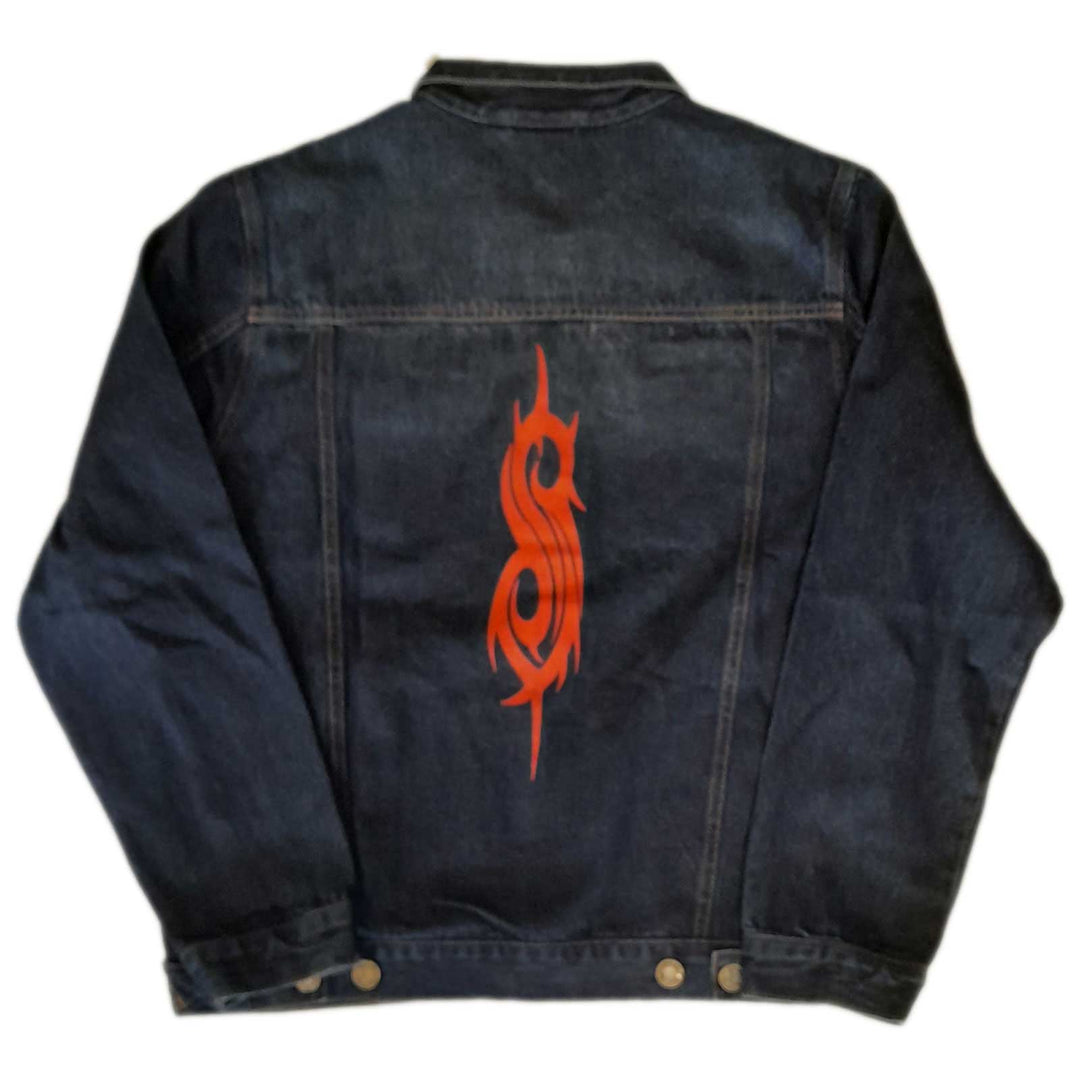 Tribal Logo (Back Print) Unisex Denim Jacket | Slipknot